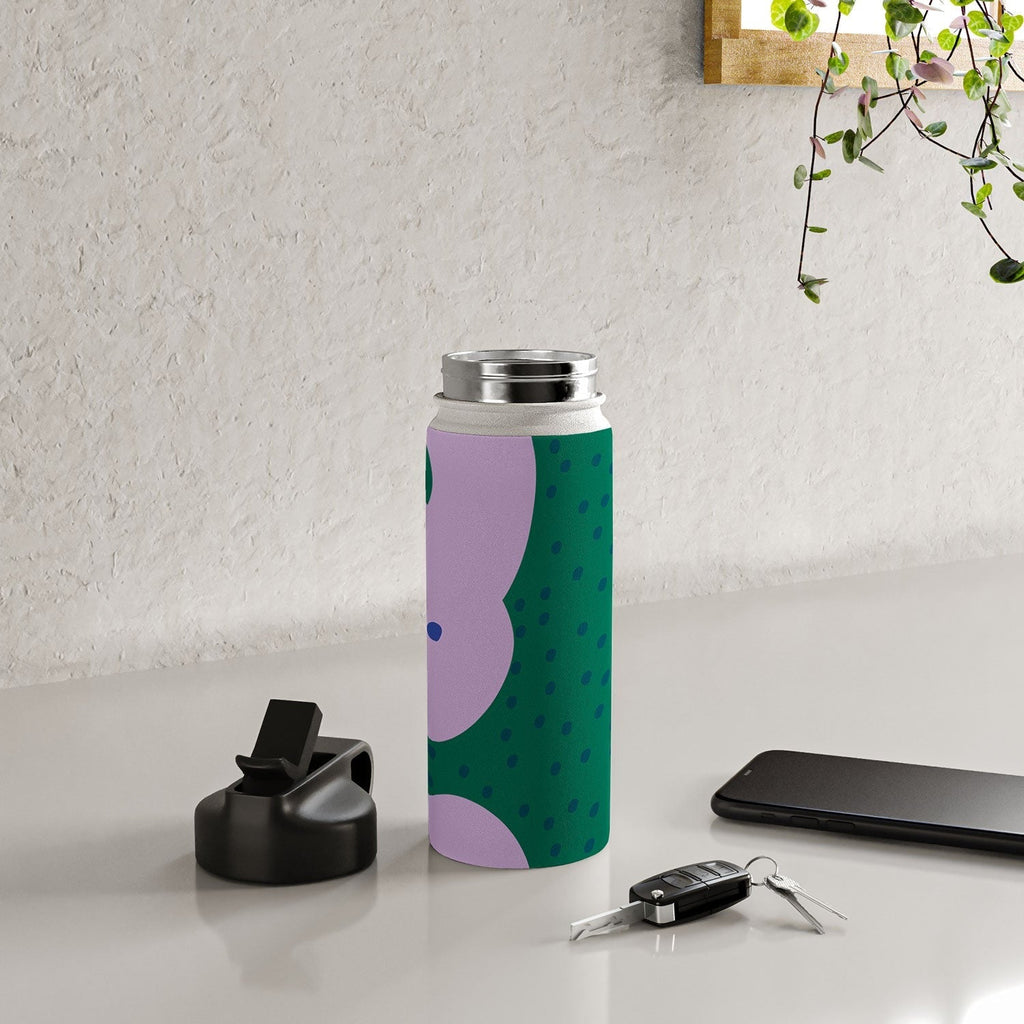 Camilla Foss Pebbles and Rabbit Water Bottle