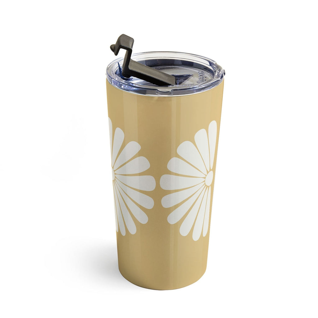 Colour Poems Retro Daisy XXIV Travel Mug