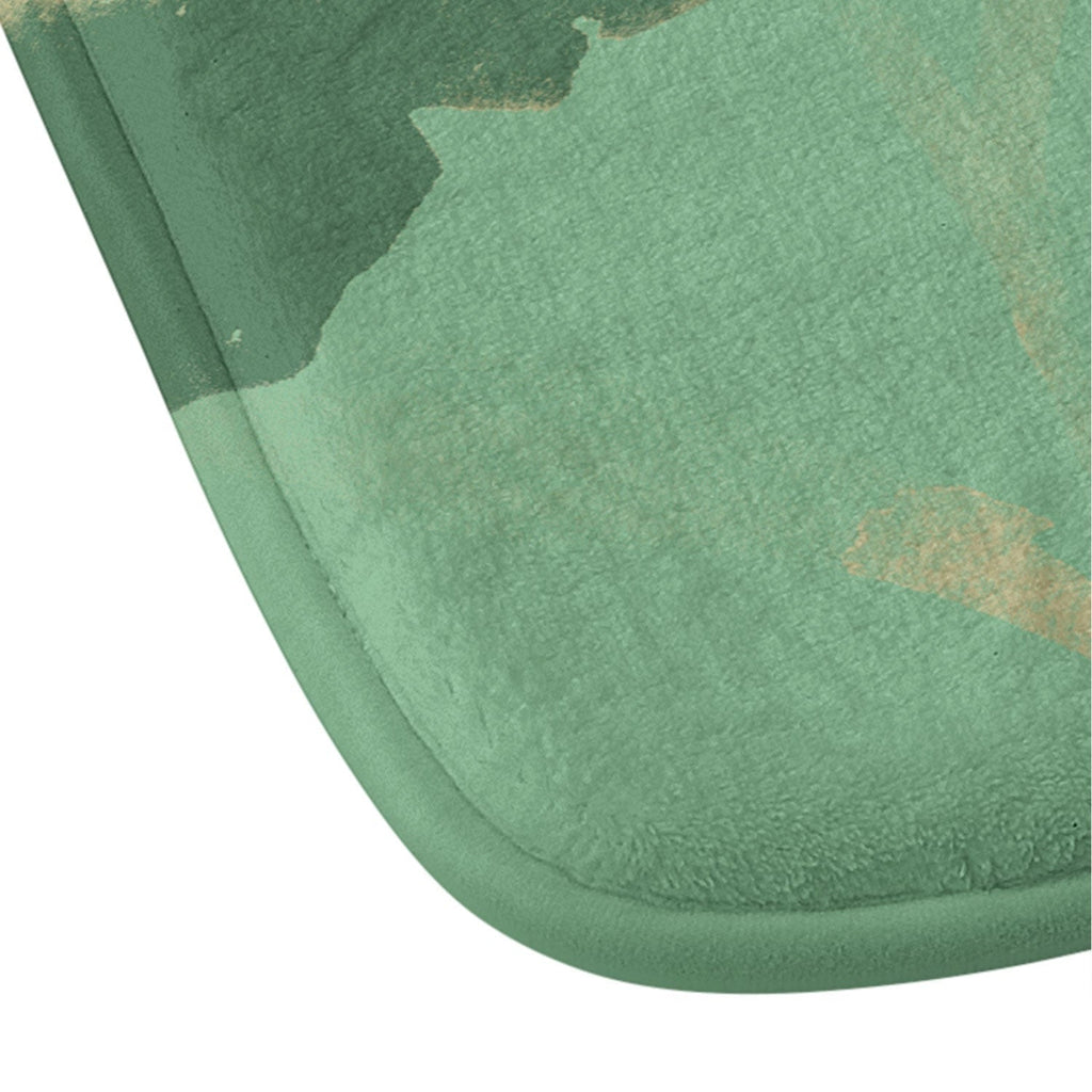 Gabriela Fuente Emma Green Memory Foam Bath Mat
