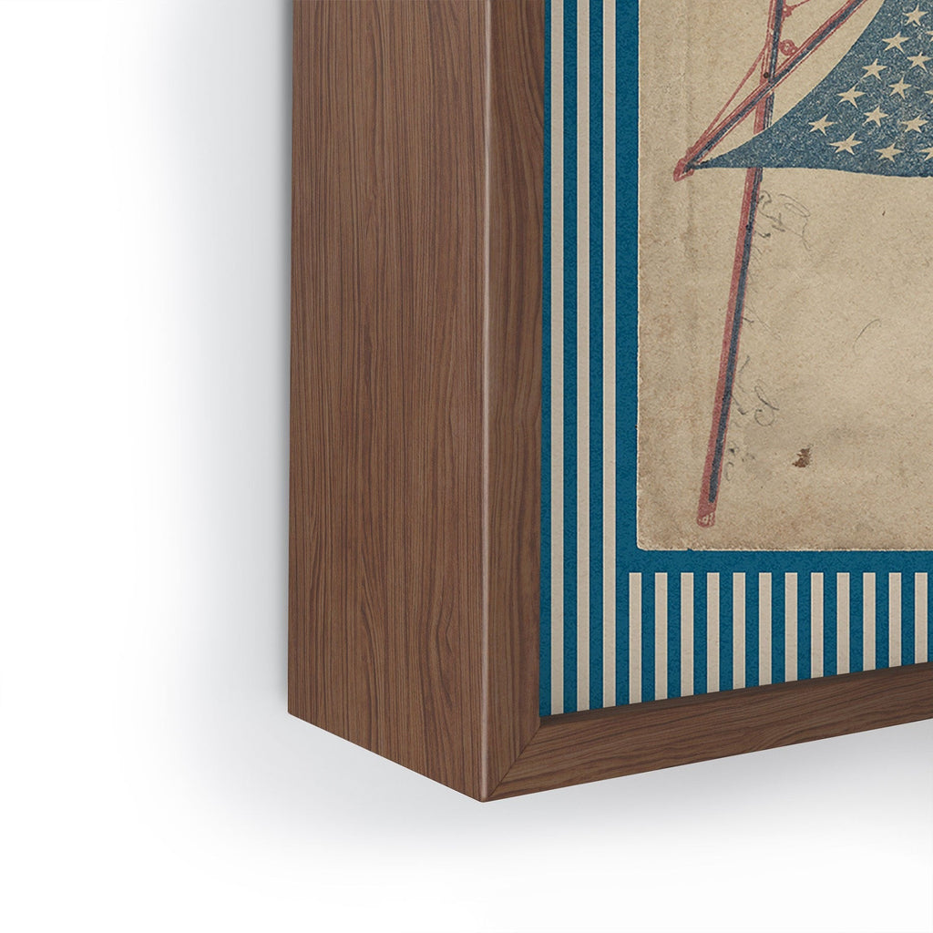 DENY Designs Civil War Envelopes Framed Mini Art Print