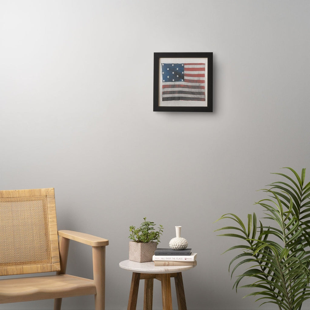 DENY Designs Flag Attributed to Elizabeth Schuyler Hamilton Framed Wall Art