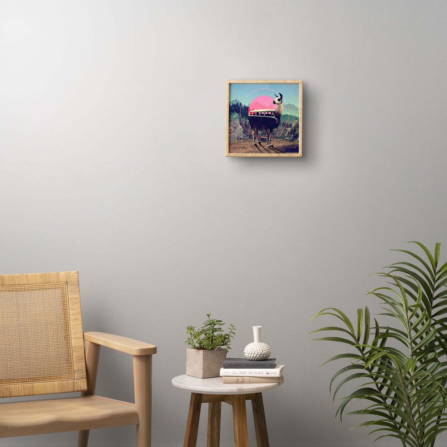Ali Gulec Llama Van Framed Wall Art