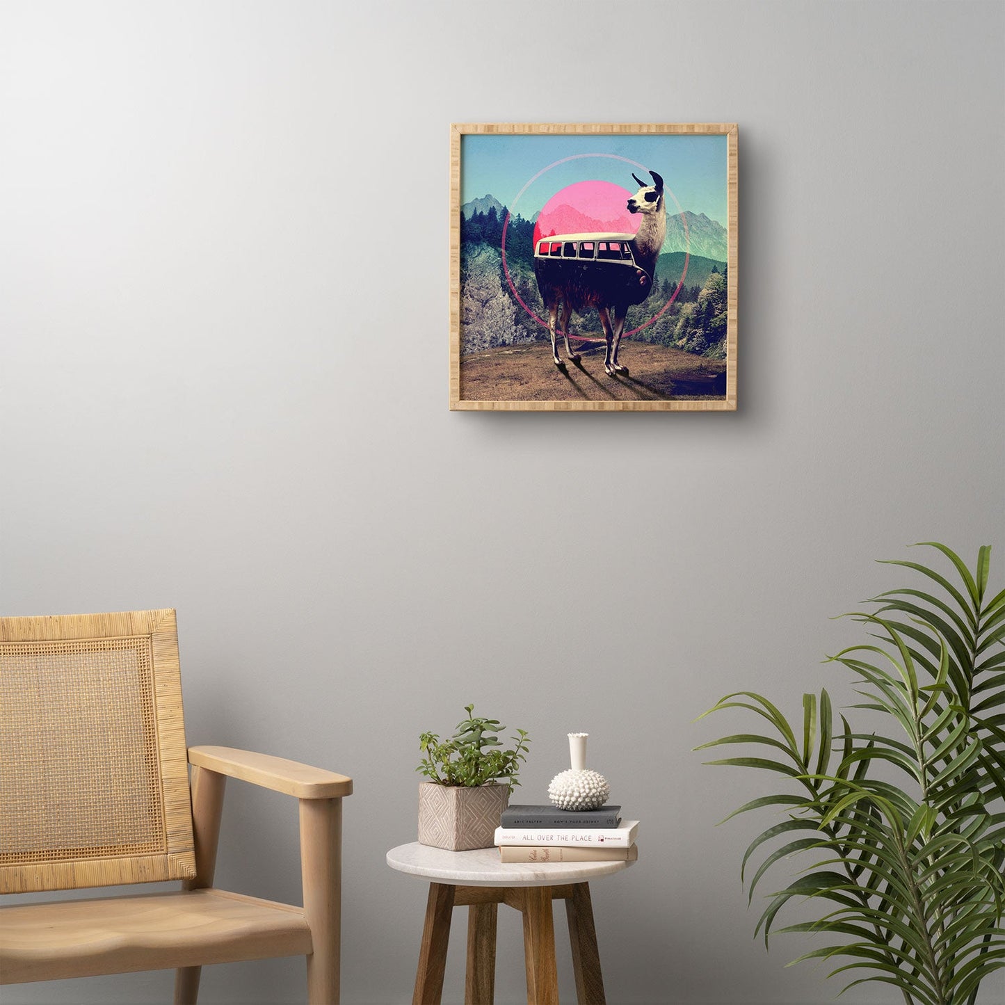 Ali Gulec Llama Van Framed Wall Art