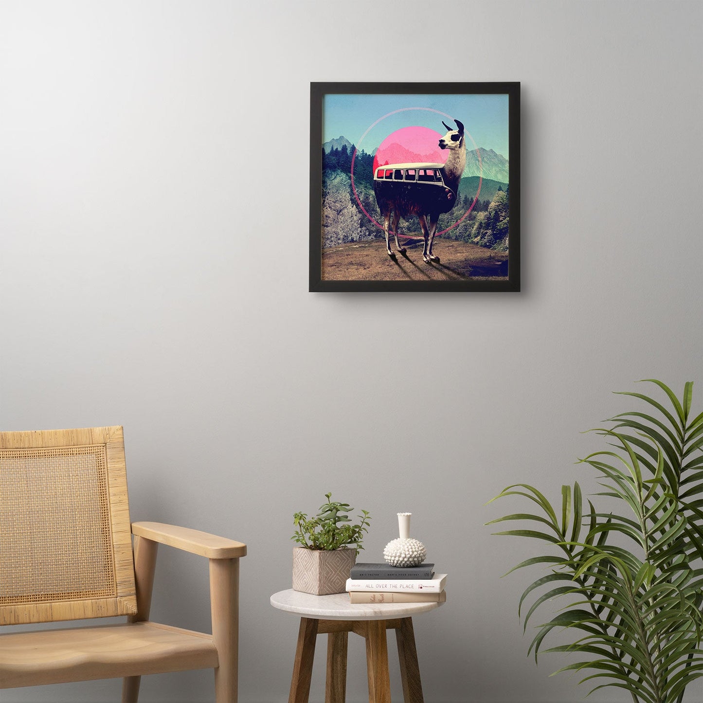 Ali Gulec Llama Van Framed Wall Art