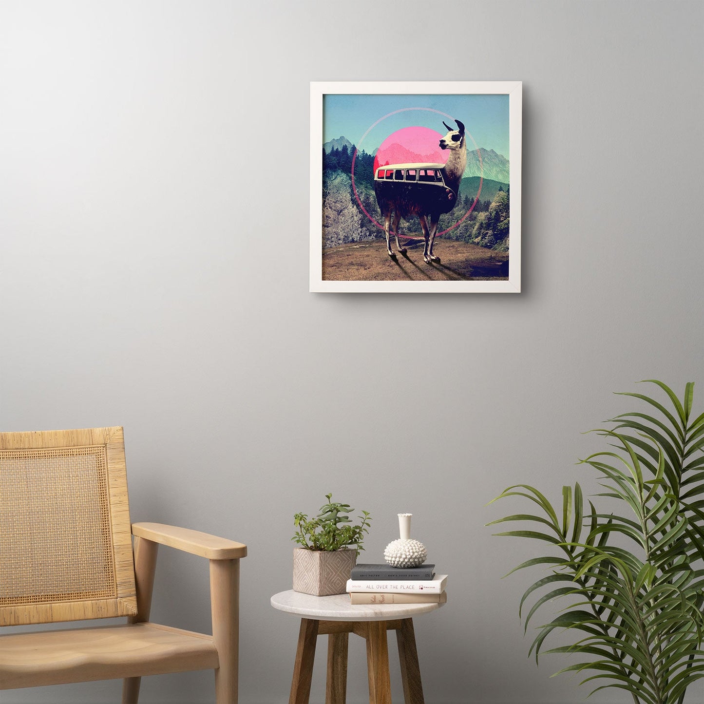 Ali Gulec Llama Van Framed Wall Art