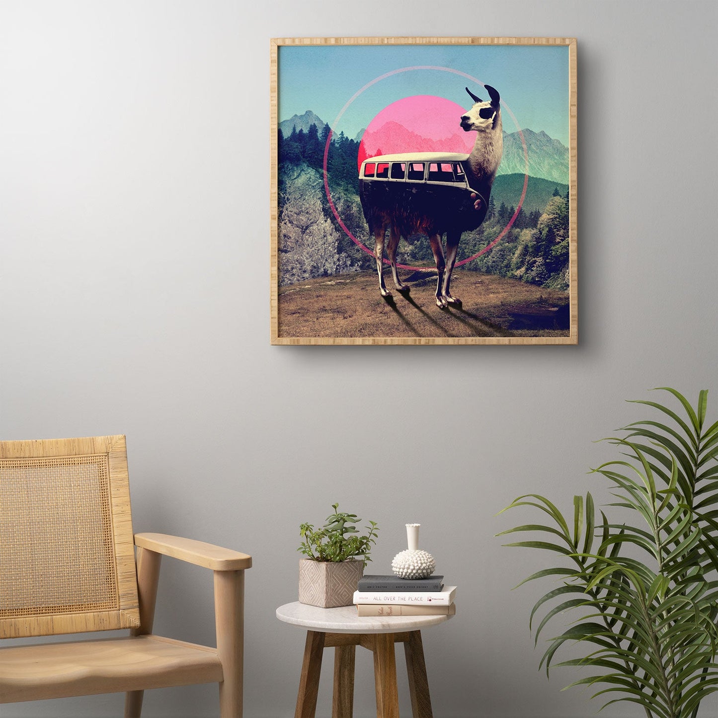 Ali Gulec Llama Van Framed Wall Art