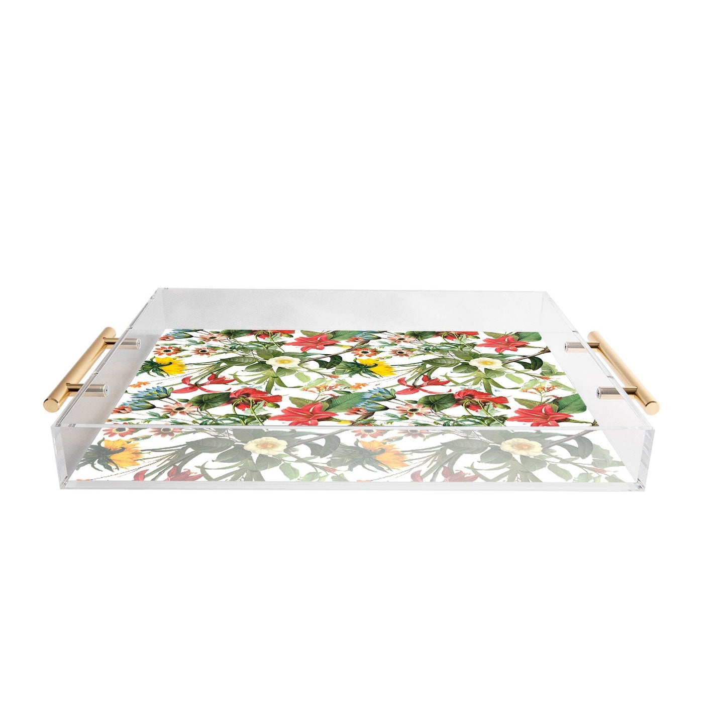 Ali Gulec Summer Flower Garden Acrylic Tray