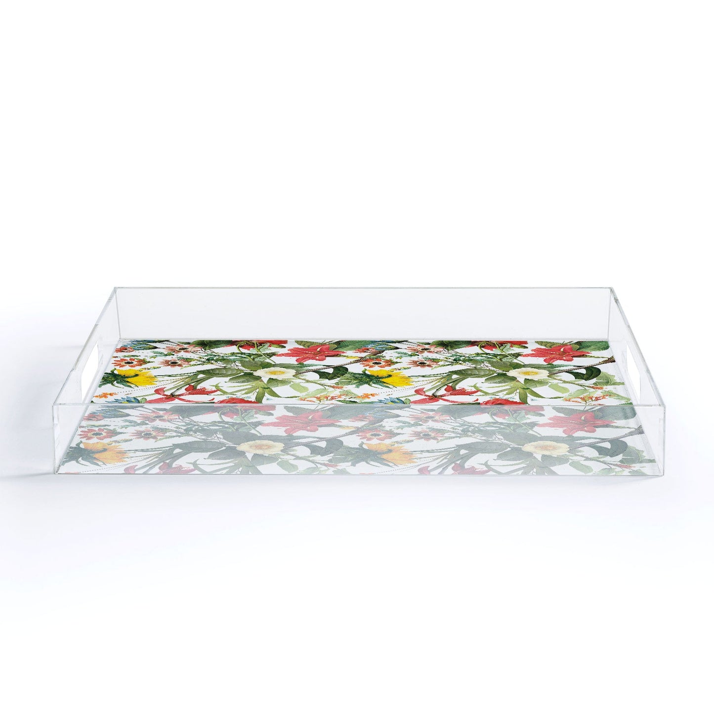 Ali Gulec Summer Flower Garden Acrylic Tray