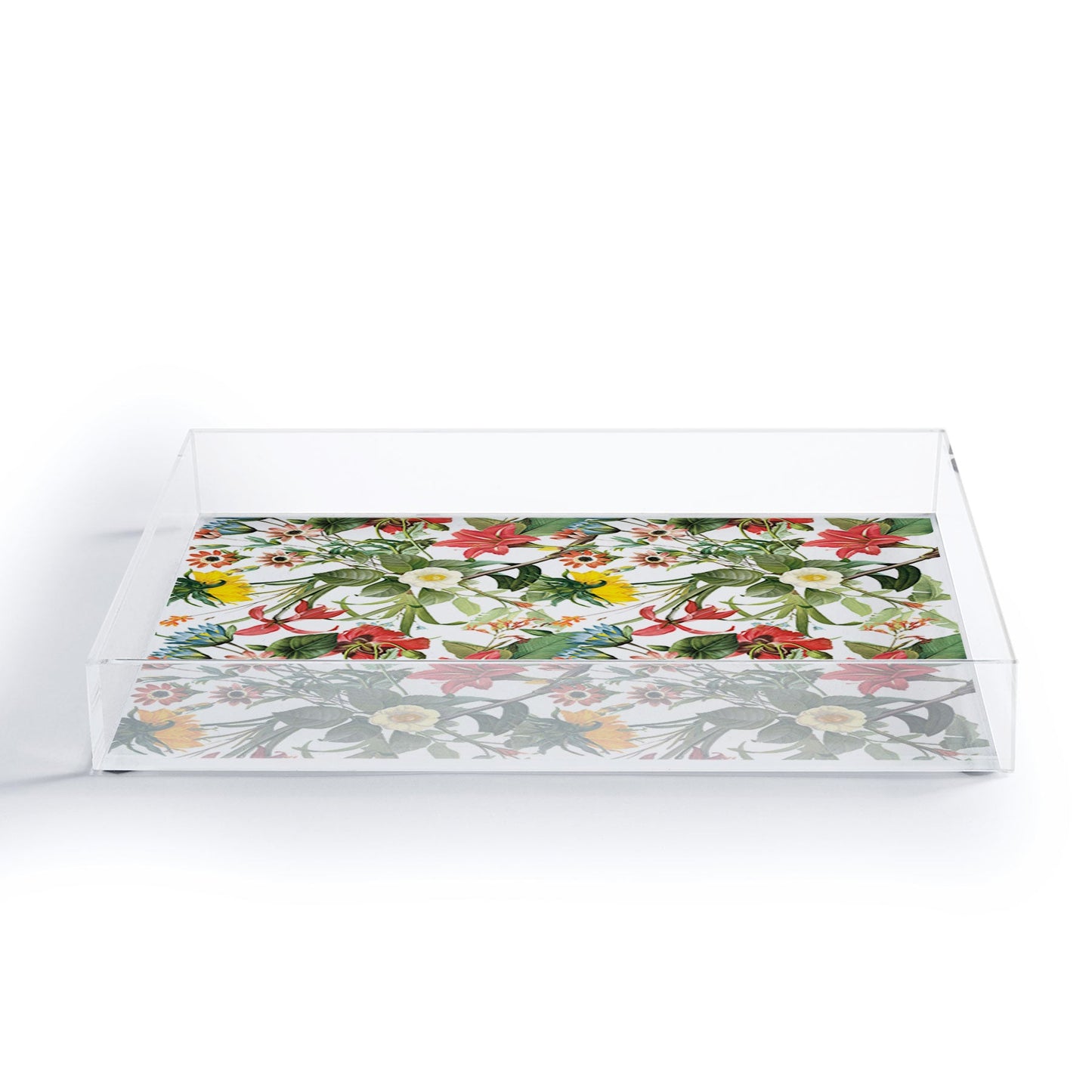 Ali Gulec Summer Flower Garden Acrylic Tray