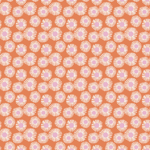 Alice Rebecca Potter Terracotta Daisy Shower Curtain