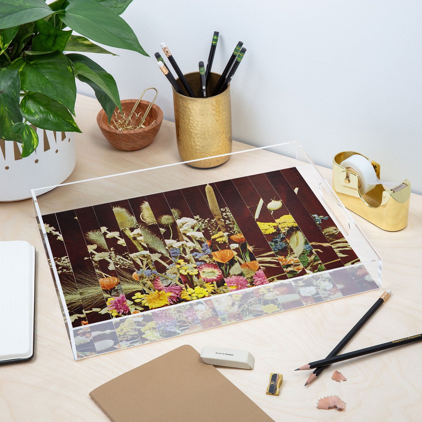 Alisa Galitsyna Bunch of Flowers 1 Acrylic Tray