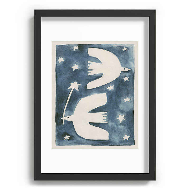 Alisa Galitsyna Celestial Birds V2 Recessed Framing Rectangle