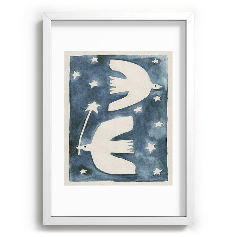 Alisa Galitsyna Celestial Birds V2 Recessed Framing Rectangle