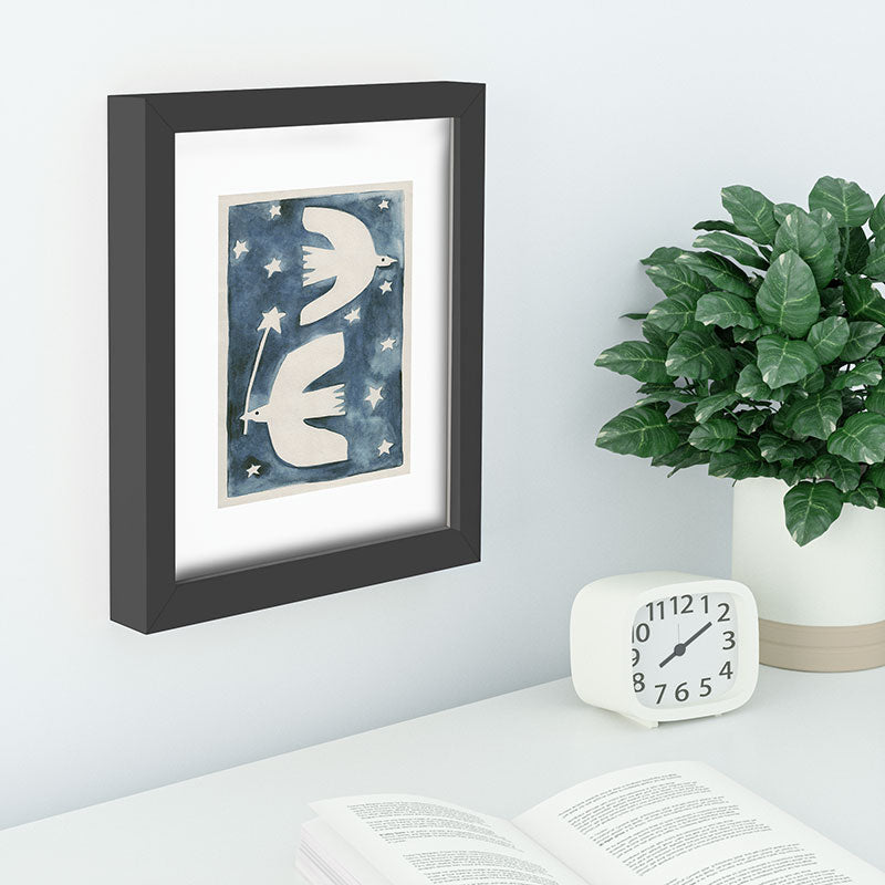 Alisa Galitsyna Celestial Birds V2 Recessed Framing Rectangle