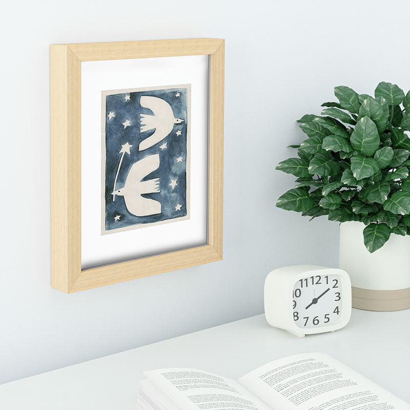 Alisa Galitsyna Celestial Birds V2 Recessed Framing Rectangle