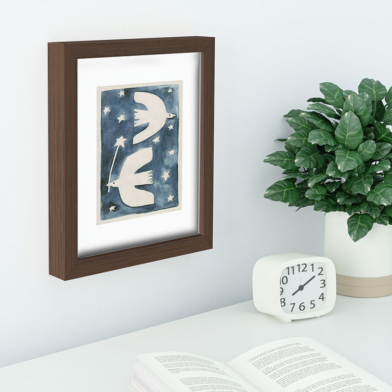 Alisa Galitsyna Celestial Birds V2 Recessed Framing Rectangle