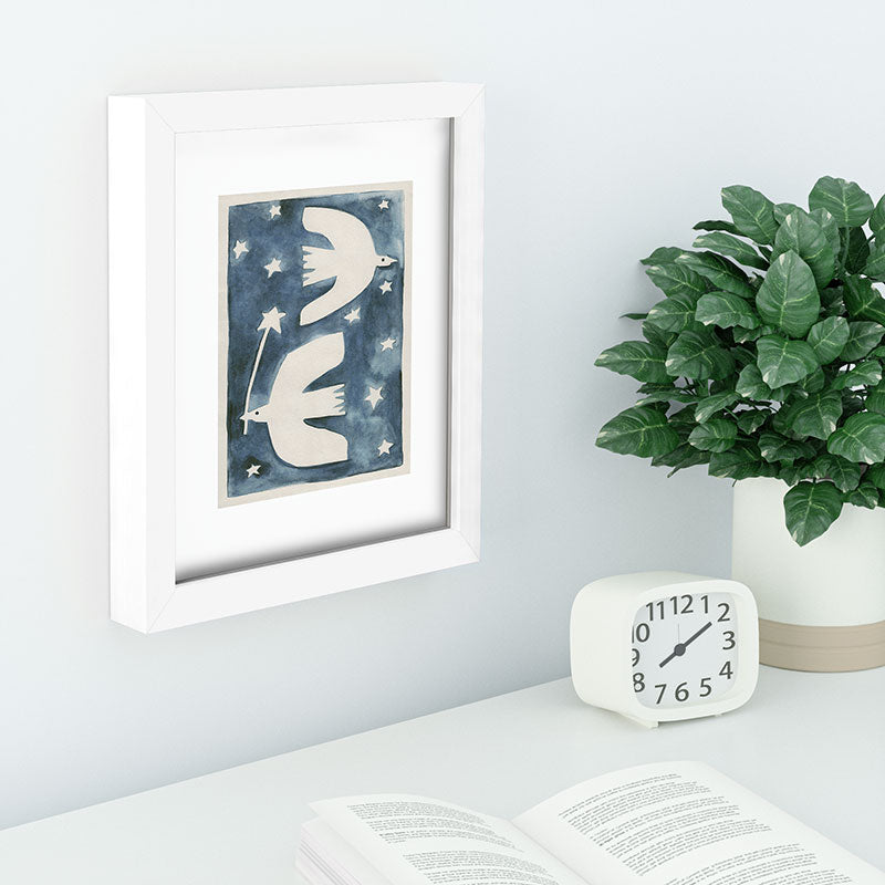 Alisa Galitsyna Celestial Birds V2 Recessed Framing Rectangle