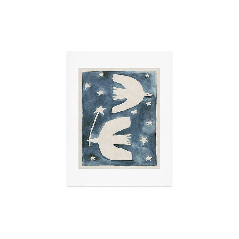 Alisa Galitsyna Celestial Birds V2 Art Print