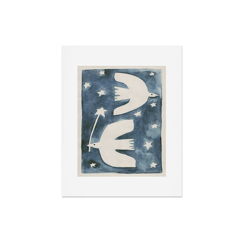 Alisa Galitsyna Celestial Birds V2 Art Print