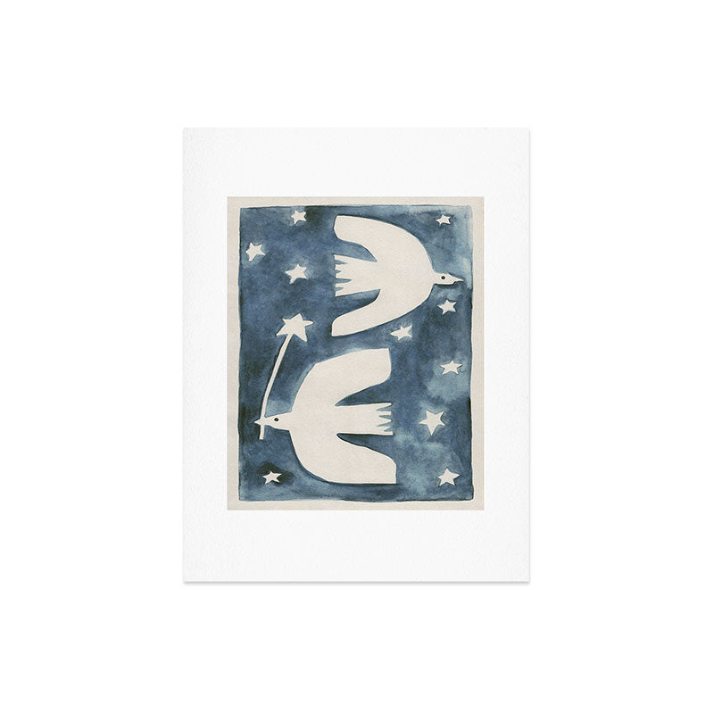Alisa Galitsyna Celestial Birds V2 Art Print