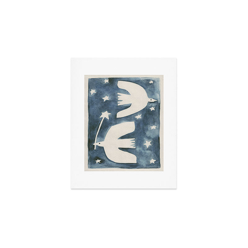 Alisa Galitsyna Celestial Birds V2 Art Print
