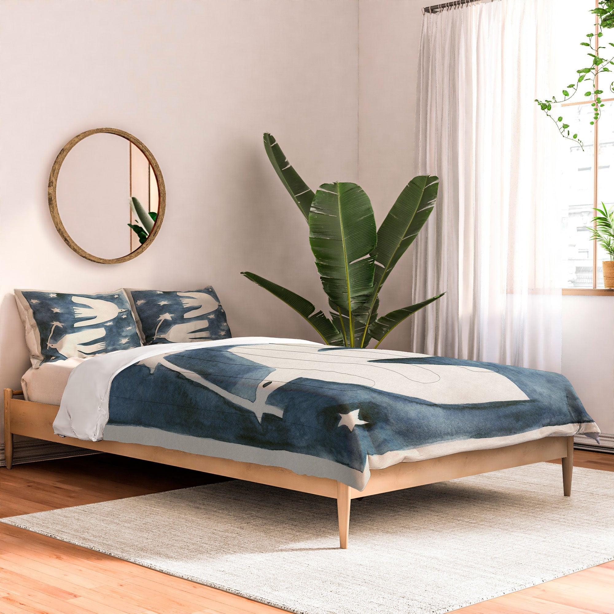 Alisa Galitsyna Celestial Birds V2 Comforter