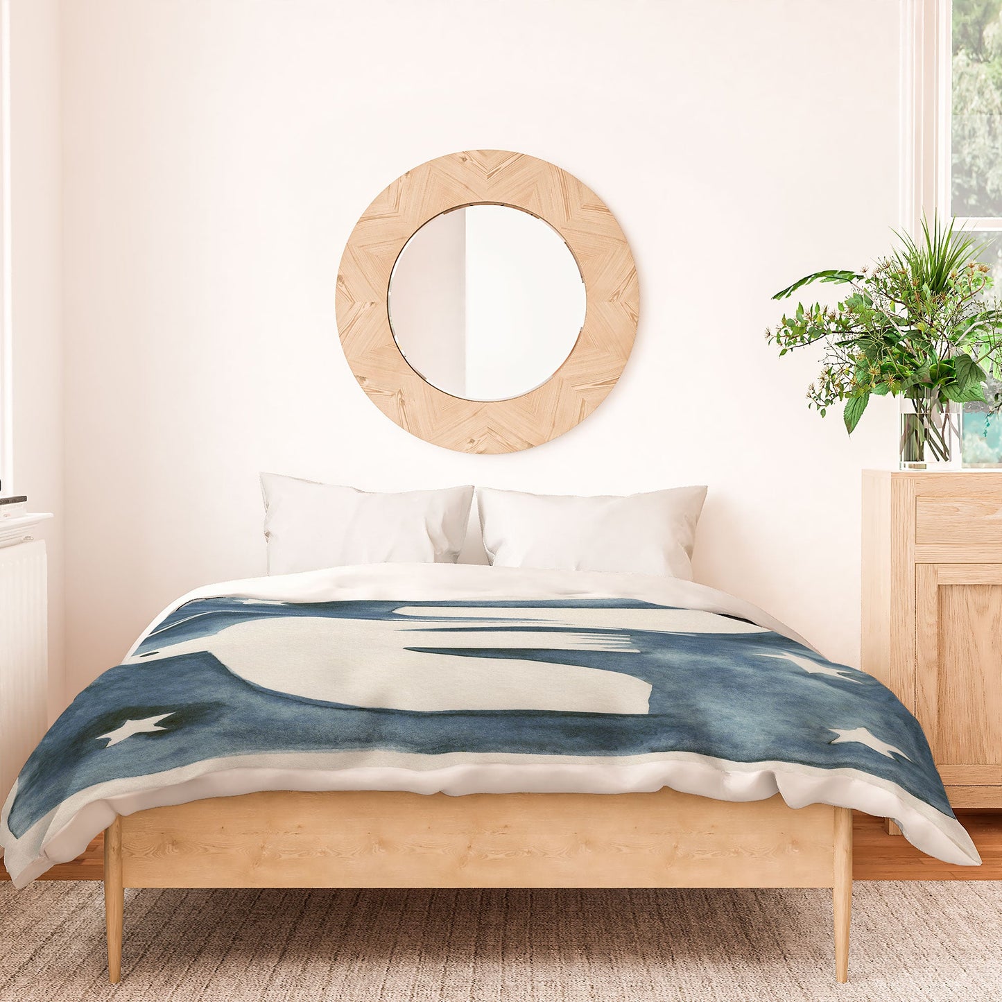 Alisa Galitsyna Celestial Birds V2 Duvet Cover