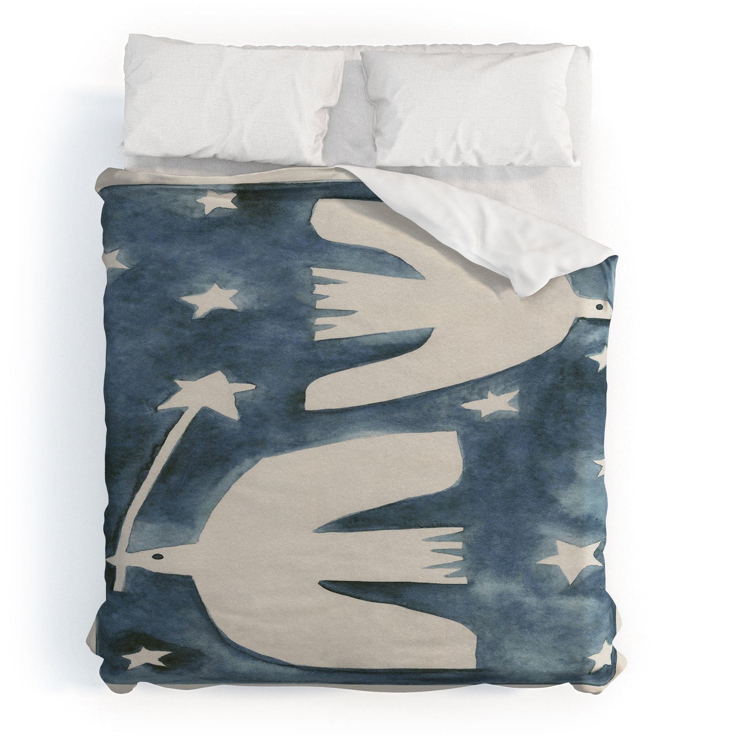 Alisa Galitsyna Celestial Birds V2 Duvet Cover