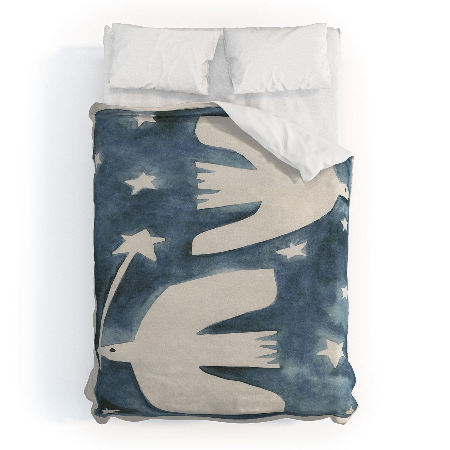 Alisa Galitsyna Celestial Birds V2 Duvet Cover