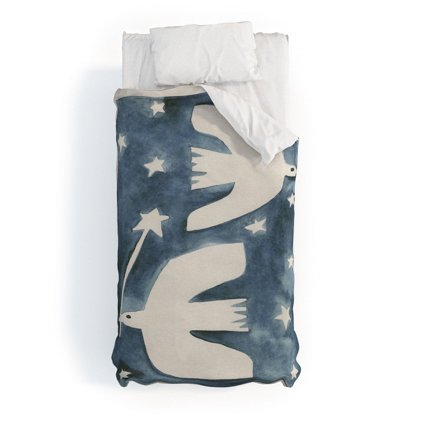Alisa Galitsyna Celestial Birds V2 Duvet Cover