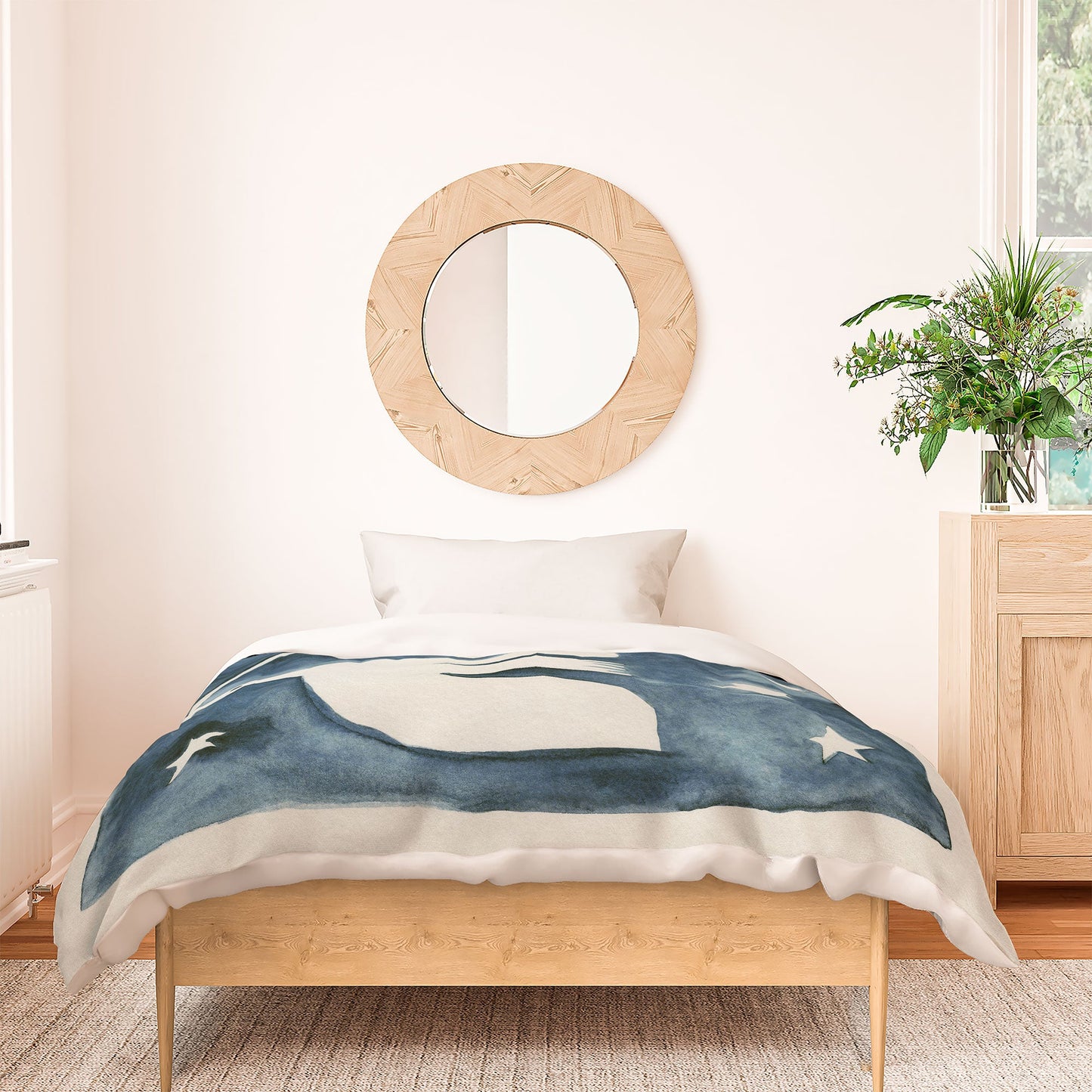 Alisa Galitsyna Celestial Birds V2 Duvet Cover