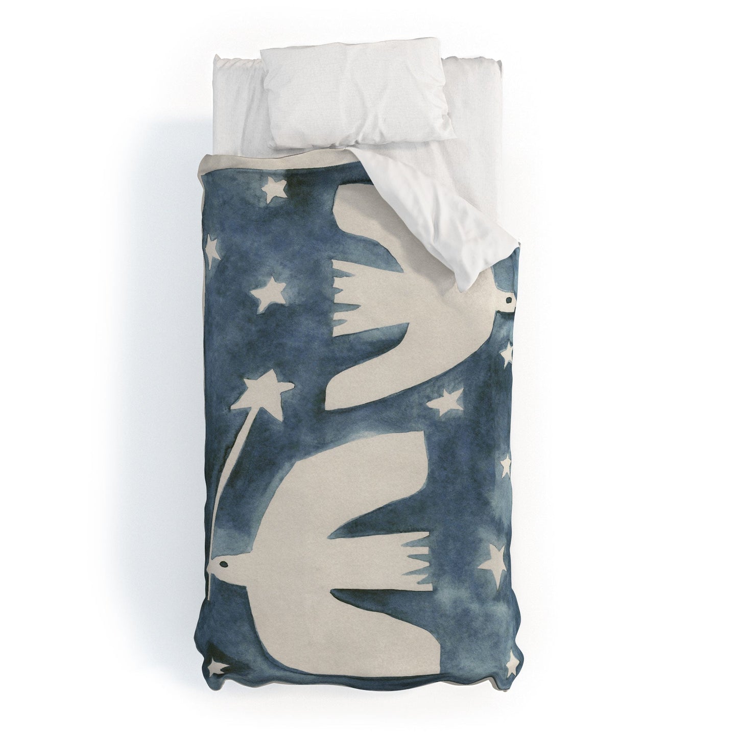 Alisa Galitsyna Celestial Birds V2 Duvet Cover