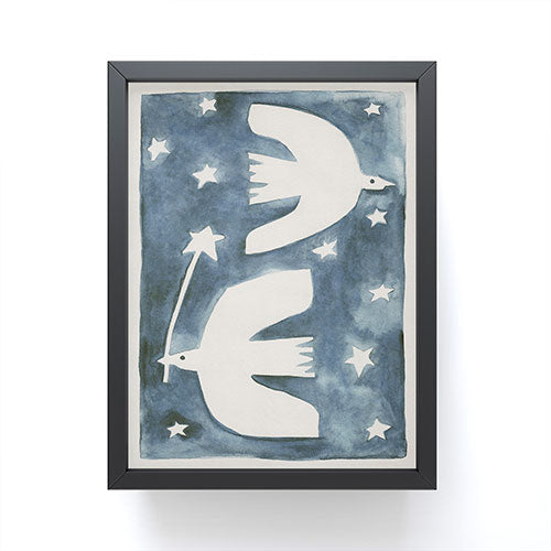 Alisa Galitsyna Celestial Birds V2 Framed Mini Art Print