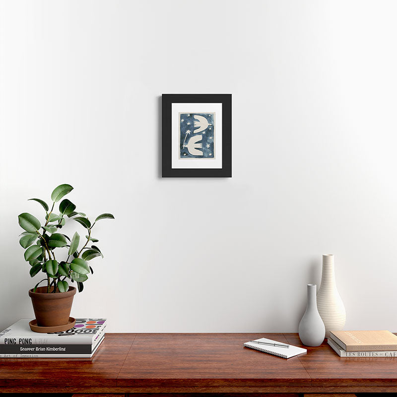Alisa Galitsyna Celestial Birds V2 Framed Art Print