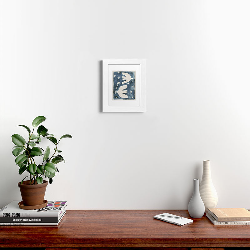 Alisa Galitsyna Celestial Birds V2 Framed Art Print
