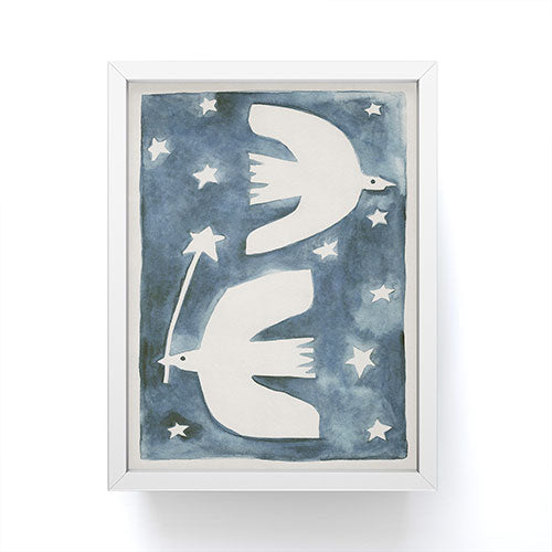 Alisa Galitsyna Celestial Birds V2 Framed Mini Art Print