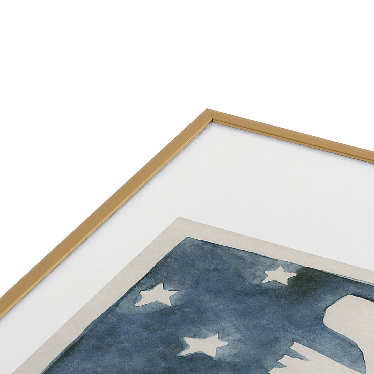Alisa Galitsyna Celestial Birds V2 Metal Framed Art Print