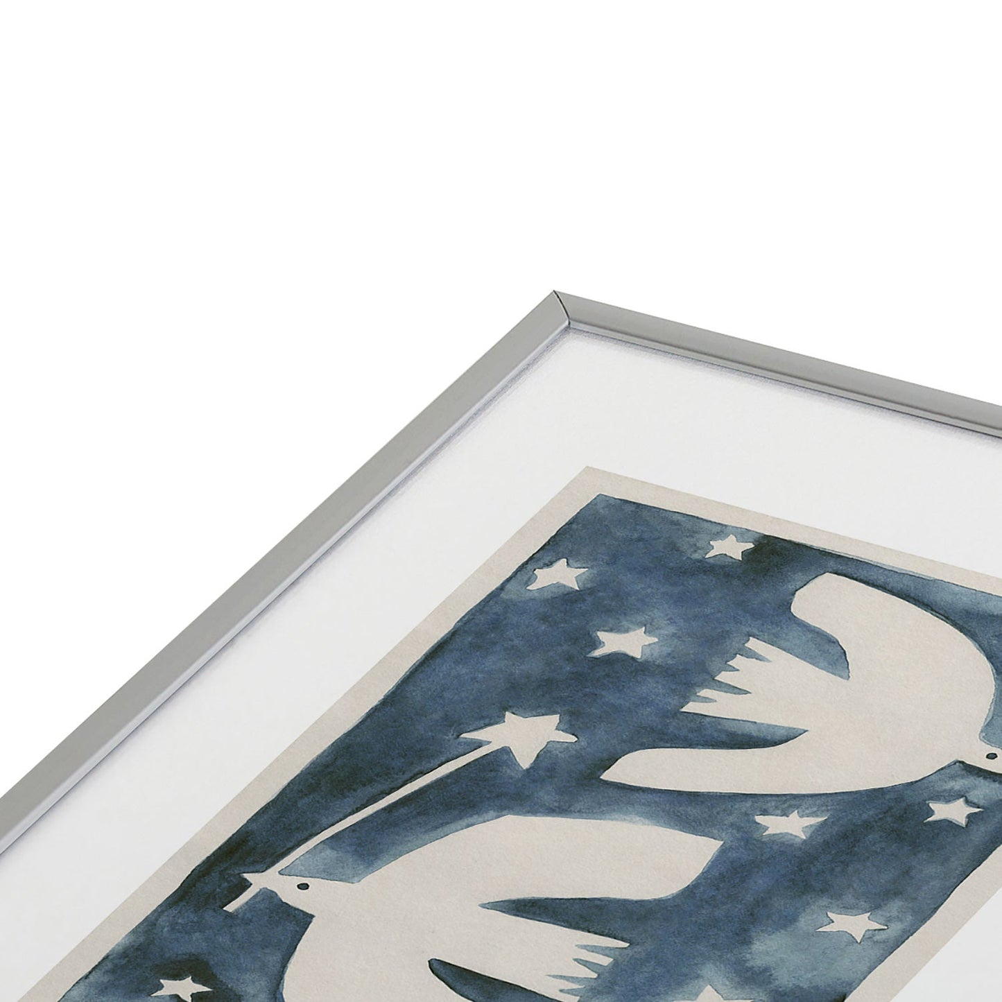 Alisa Galitsyna Celestial Birds V2 Metal Framed Art Print