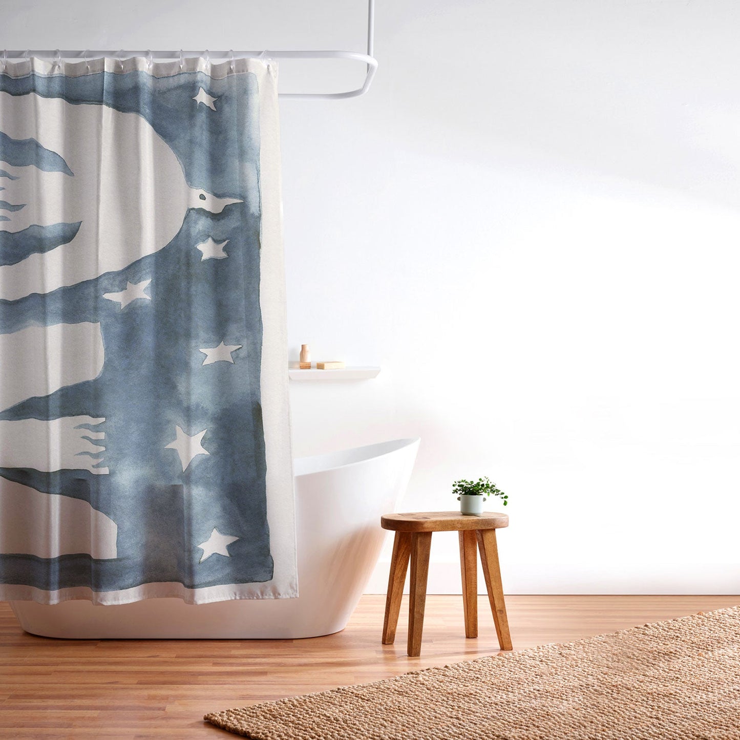 Alisa Galitsyna Celestial Birds V2 Shower Curtain