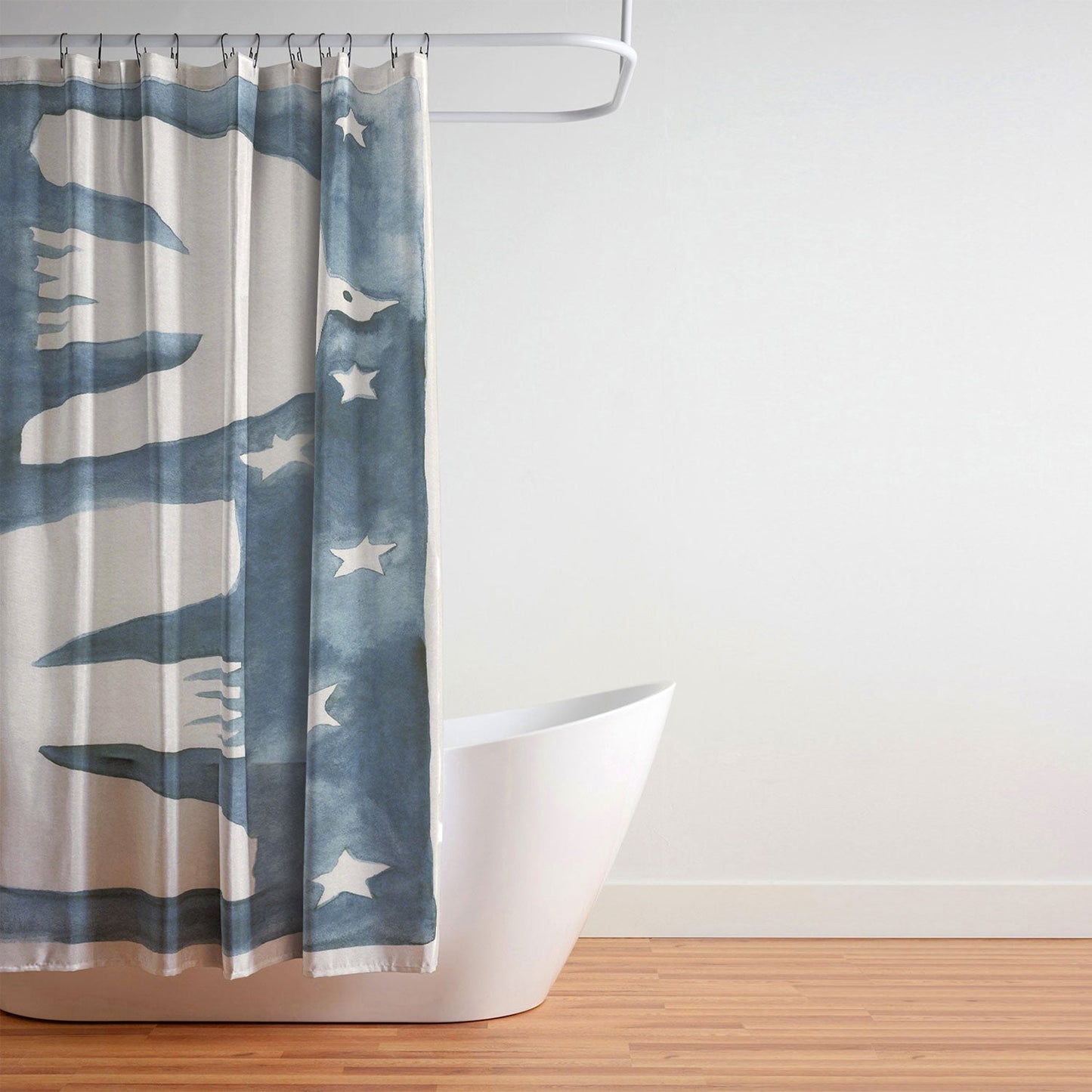 Alisa Galitsyna Celestial Birds V2 Shower Curtain