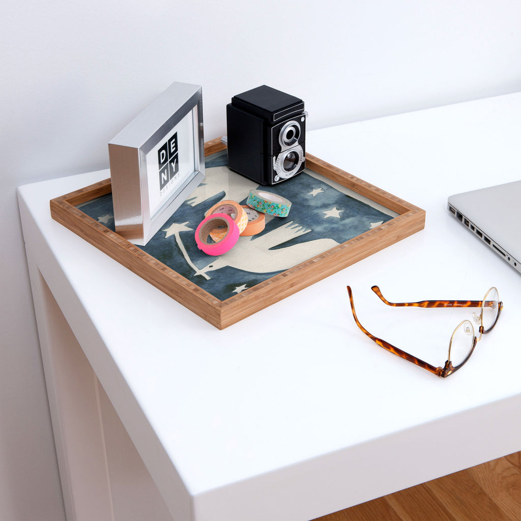 Alisa Galitsyna Celestial Birds V2 Square Tray