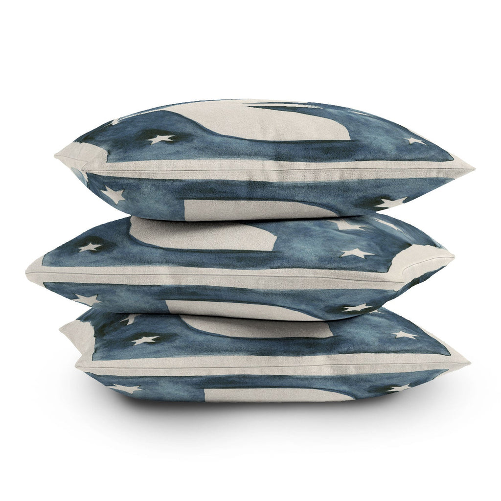 Alisa Galitsyna Celestial Birds V2 Throw Pillow