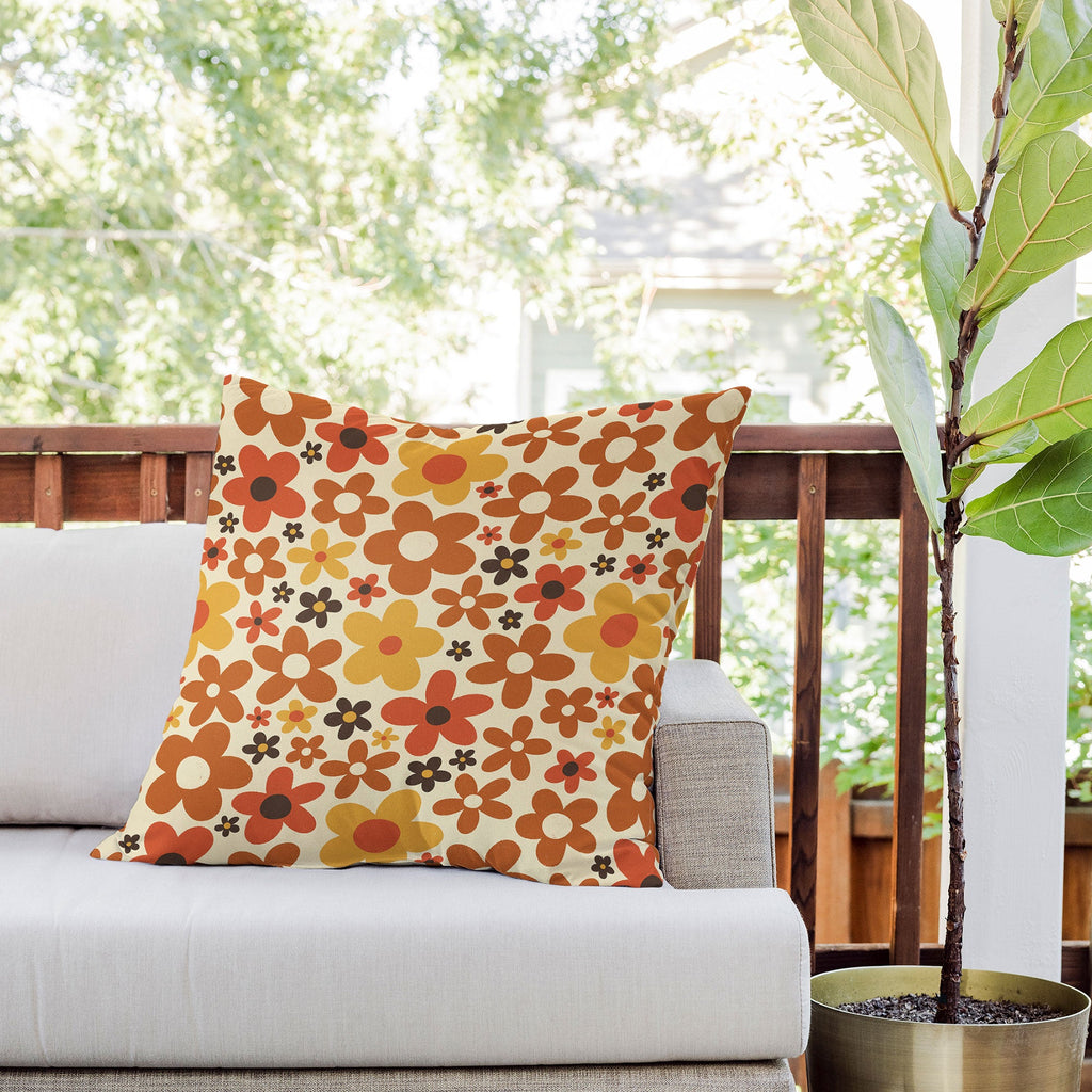Alisa Galitsyna Flower Power 3 Outdoor Throw Pillow