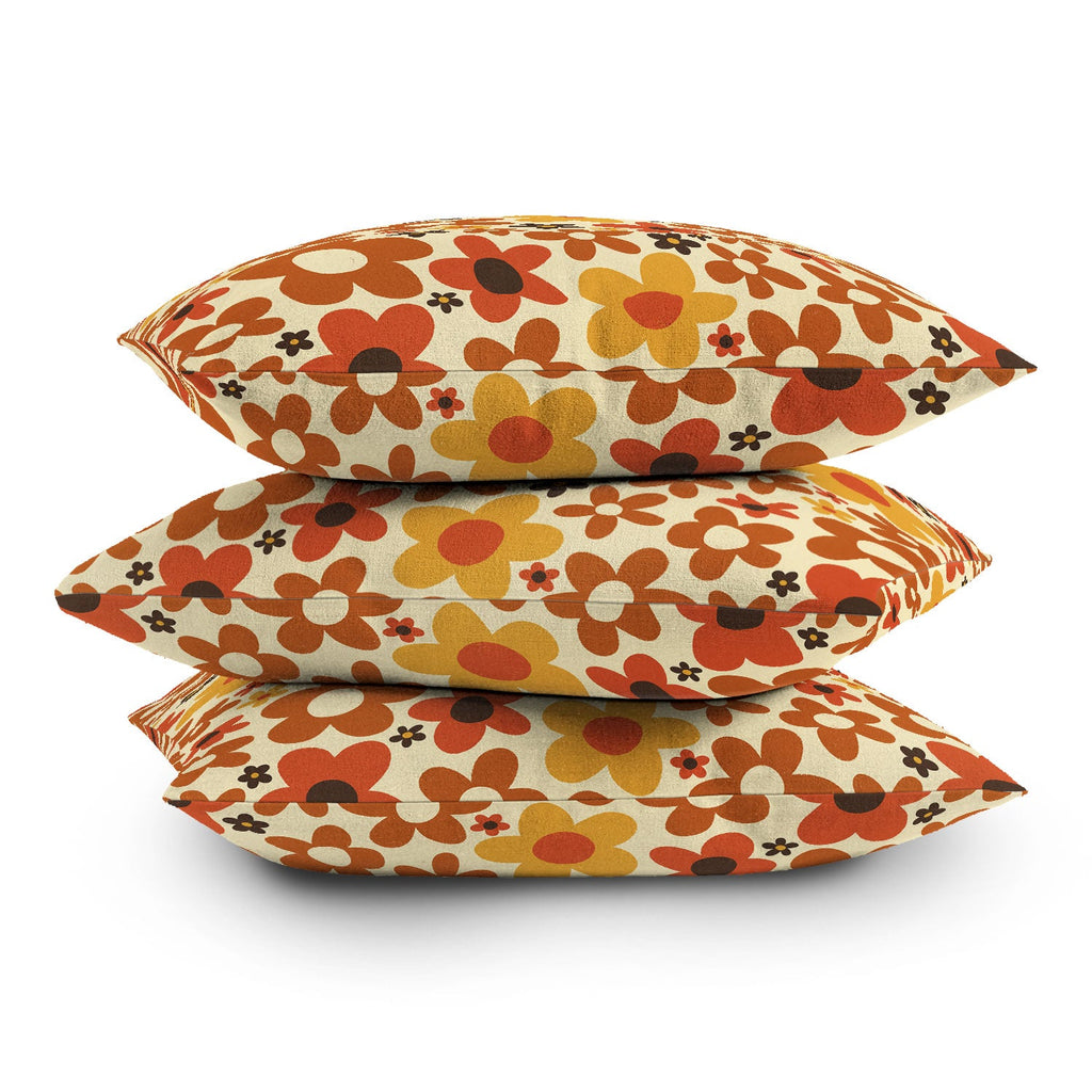 Alisa Galitsyna Flower Power 3 Outdoor Throw Pillow