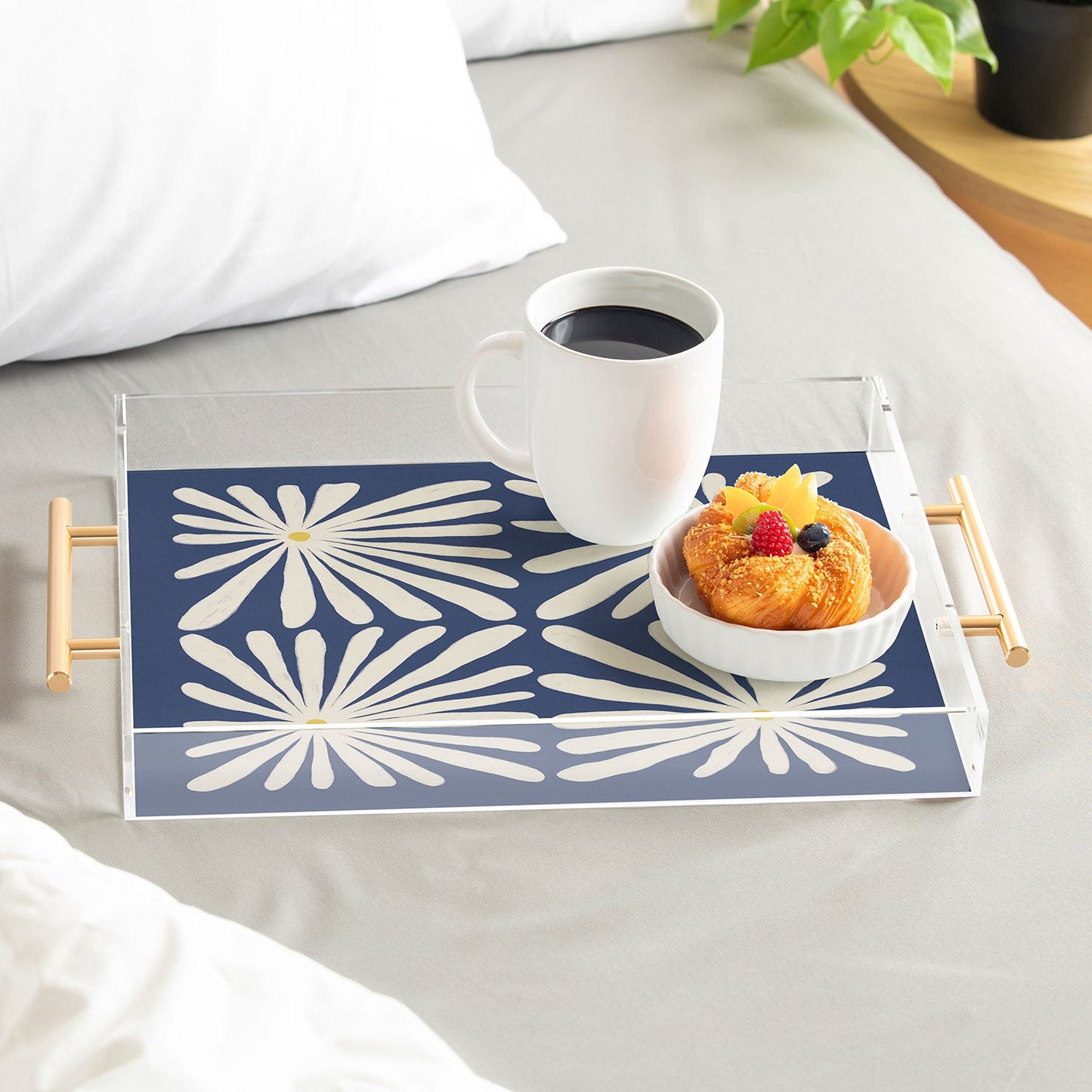 Alisa Galitsyna Lazy Daisies 1 Acrylic Tray