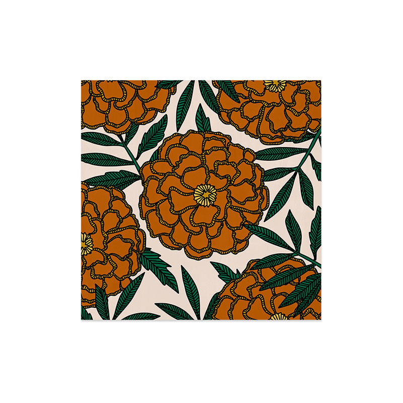 Alisa Galitsyna Orange Marigolds Art Print