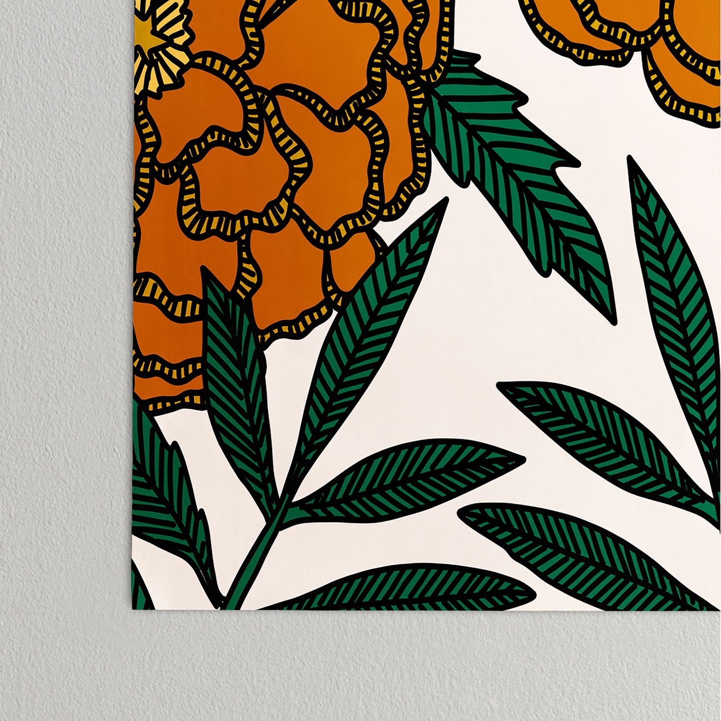 Alisa Galitsyna Orange Marigolds Poster