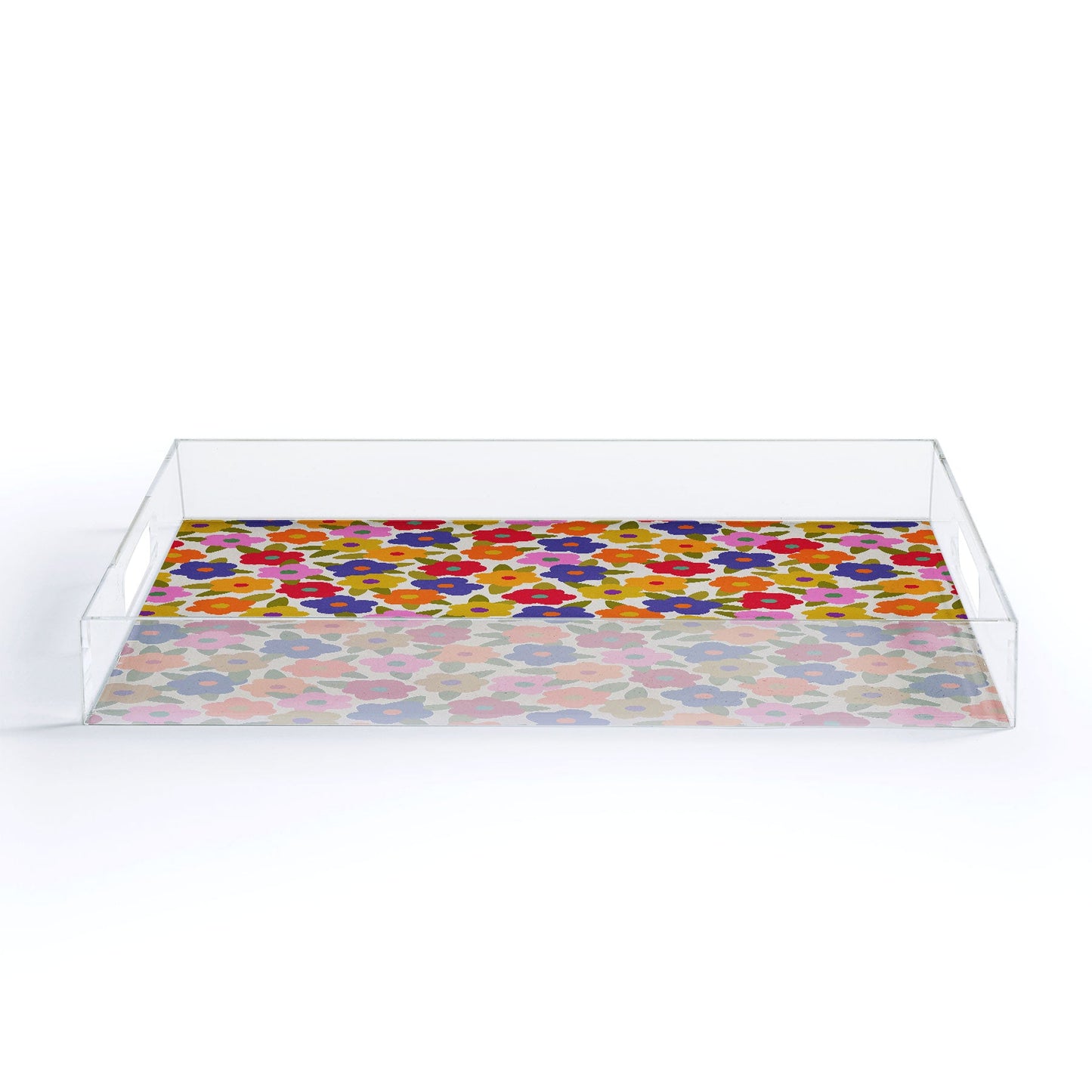 Alisa Galitsyna Tiny Flower Pattern Acrylic Tray