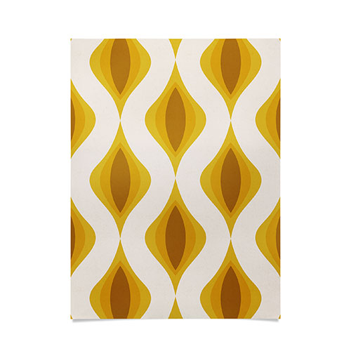 Alisa Galitsyna Yellow Ornaments Poster