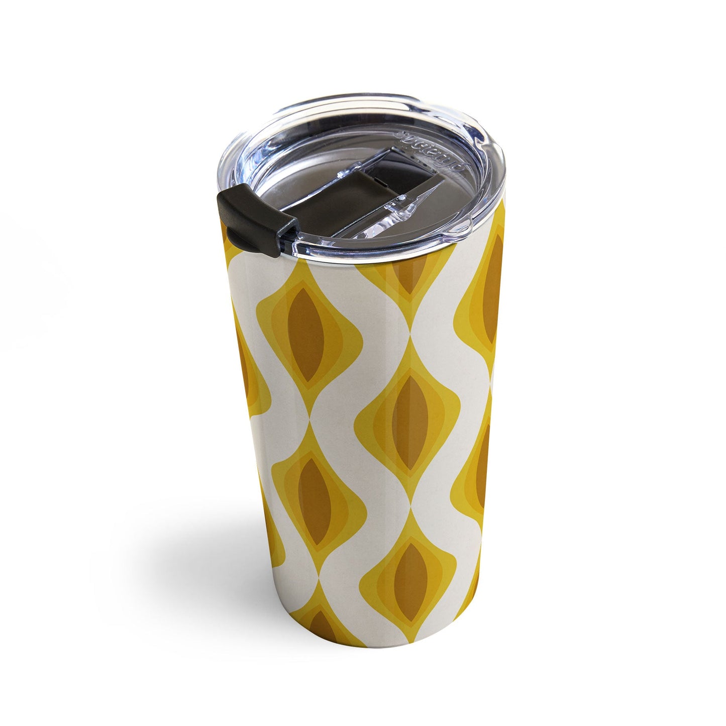 Alisa Galitsyna Yellow Ornaments Travel Mug